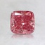 0.84 Ct. Fancy Vivid Pink Cushion Lab Created Diamond