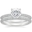 18KW Moissanite Valencia Diamond Bridal Set (5/8 ct. tw.), smalltop view