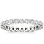 18K White Gold Luxe Antique Eternity Diamond Ring Stack (1 ct. tw.), smalladditional view 3