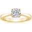 18K Yellow Gold Petite Tapered Trellis Ring, smalltop view
