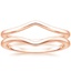 Rose Gold Chevron Nested Ring Stack