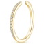 18K Yellow Gold Luxe Sia Diamond Open Ring (1/5 ct. tw.), smallside view
