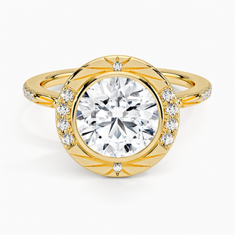 Cinta Art Deco Diamond Ring - Brilliant Earth