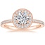 14K Rose Gold Vintage Waverly Diamond Ring (1/2 ct. tw.), smalltop view
