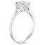 18KW Moissanite Reverie Solitaire Ring, smalltop view