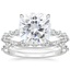 18KW Moissanite Versailles Diamond Bridal Set (3/4 ct. tw.), smalltop view
