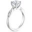 PT Aquamarine Twisted Vine Solitaire Ring, smalltop view