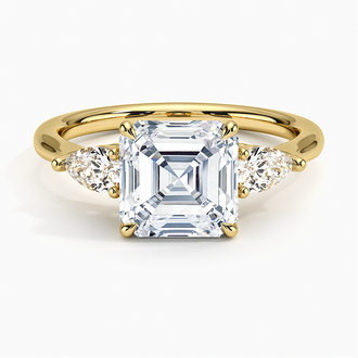 Opera Three Stone Diamond Ring - Brilliant Earth