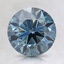 2.02 Ct. Fancy Deep Blue Round Lab Created Diamond