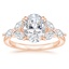 14K Rose Gold Abeja Marquise Diamond Ring (1/2 ct. tw.), smalltop view