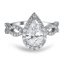 Custom Infinity Pear Diamond Ring