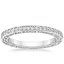 18K White Gold Delicate Antique Scroll Eternity Diamond Ring (2/5 ct. tw.), smalltop view