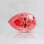 0.59 Ct. Fancy Vivid Pink Pear Lab Created Diamond