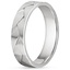 18K White Gold Lassen Wedding Ring, smallside view
