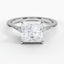 Moissanite Aria Diamond Ring (1/10 ct. tw.) in Platinum