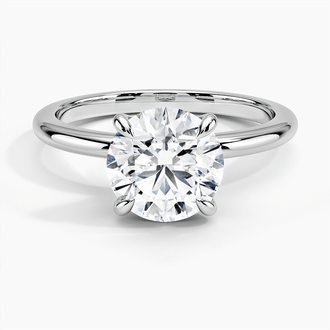 18K White Gold Elodie Solitaire Ring