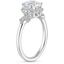 18KW Moissanite Fiorella Halo Diamond Ring (1/6 ct. tw.), smalltop view