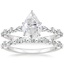 PT Moissanite Versailles Diamond Bridal Set (3/4 ct. tw.), smalltop view