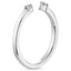 Platinum Wren Diamond Ring, smallside view