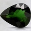 13.8x11mm Unheated Green Pear Tourmaline
