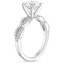 PT Aquamarine Infinity Diamond Ring, smalltop view