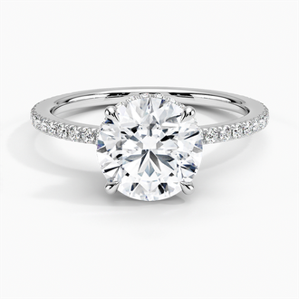 Snow Whirl Inspired Diamond Ring Setting