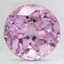 9mm Light Pink Round Lab Grown Sapphire
