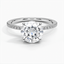 Moissanite Viviana Diamond Ring (1/4 ct. tw.) in 18K White Gold