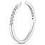 Platinum Irene Diamond Open Ring, smallside view