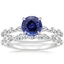 18KW Sapphire Versailles Diamond Bridal Set (3/4 ct. tw.), smalltop view