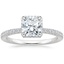 18K White Gold Gala Diamond Ring, smalltop view
