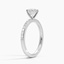 PT Aquamarine Six Prong Petite Shared Prong Diamond Ring (1/5 ct. tw.), smalltop view