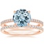 14KR Aquamarine Viviana Diamond Bridal Set (2/5 ct. tw.), smalltop view