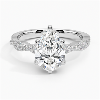 Scalloped Engagement Ring