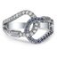 Custom Diamond and Tanzanite Carabiner Ring
