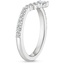 18K White Gold Luxe Lunette Diamond Ring (1/3 ct. tw.), smallside view