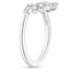18K White Gold Moonbeam Baguette Contoured Diamond Ring (1/2 ct. tw.), smallside view