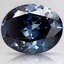 2.35 Ct. Fancy Dark Blue Oval Lab Created Diamond