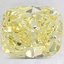 3.30 Ct. Fancy Intense Yellow Cushion Lab Created Diamond