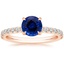 14KR Sapphire Amelie Diamond Ring (1/3 ct. tw.), smalltop view