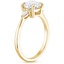 18K Yellow Gold Aria Diamond Ring (1/10 ct. tw.), smallside view
