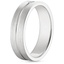 18K White Gold Ezra Diamond Wedding Ring, smallside view