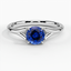 Sapphire Reverie Ring in 18K White Gold