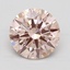 3.02 Ct. Fancy Intense Pink Round Lab Created Diamond