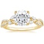 18KY Moissanite Luxe Willow Diamond Ring (1/4 ct. tw.), smalltop view