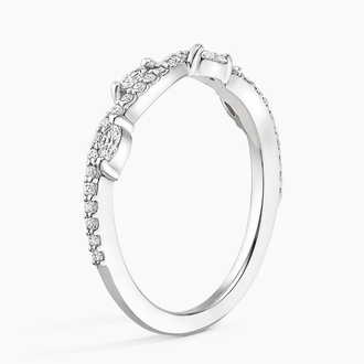 Diamond Vine Wedding Ring