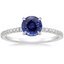 18KW Sapphire Luxe Viviana Diamond Ring (1/3 ct. tw.), smalltop view