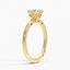 18K Yellow Gold Simply Tacori Delicate Drape Diamond Ring, smallside view
