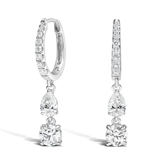 Luxe Diamond Drop Earrings
