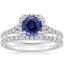 PT Sapphire Joy Diamond Ring (1/3 ct. tw.) with Bliss Diamond Ring (1/5 ct. tw.), smalltop view